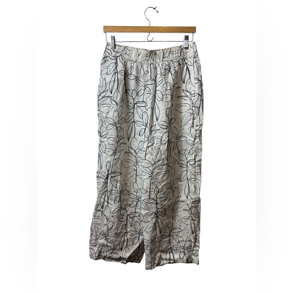 CYNTHIA ROWLEY | linen pants medium